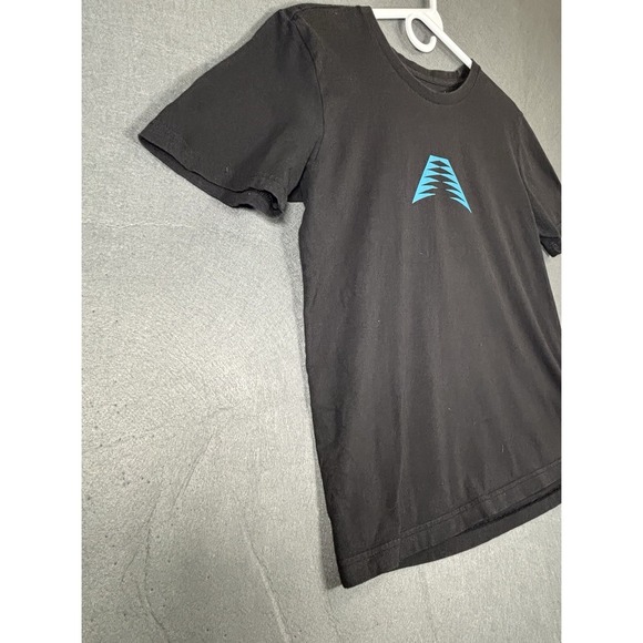 Adidas Anthony Edwards AE 1 Basketball T-Shirt Men's Small Black Blue Graphic - Picture 4 of 16